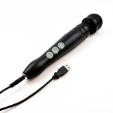 Doxy Die Cast 3R Wand Vibrator - Black - PlayForFun